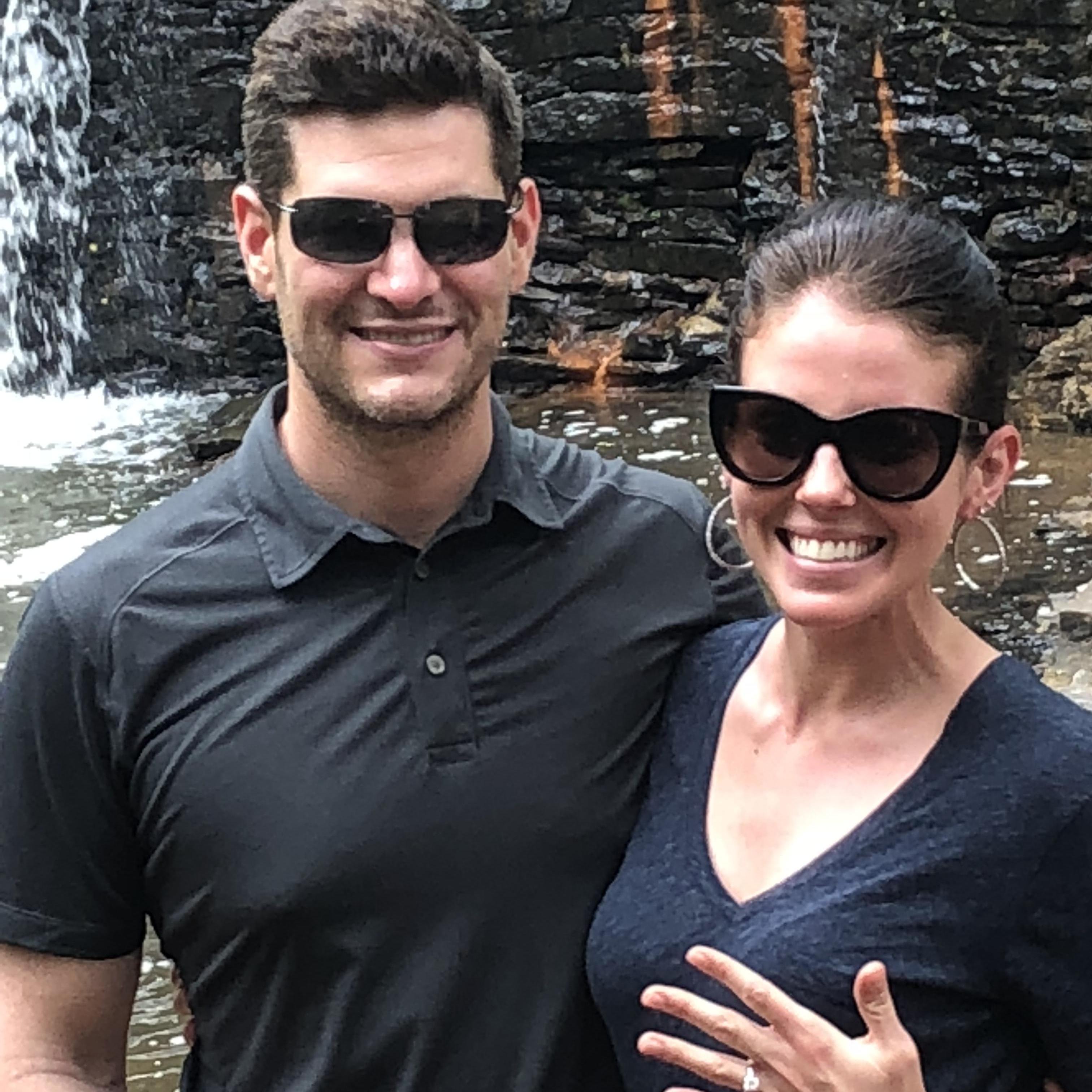 Engaged on Memorial Day!