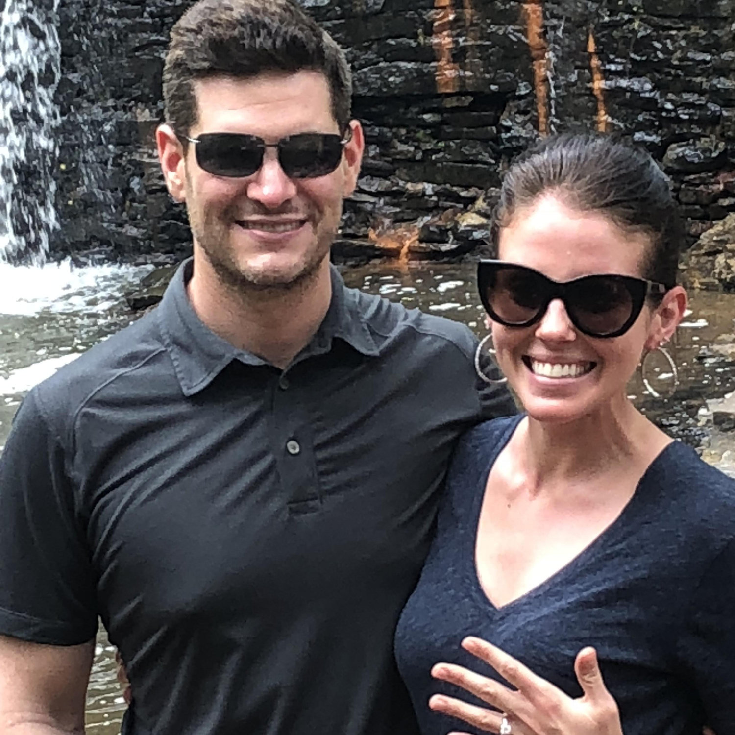Engaged on Memorial Day!