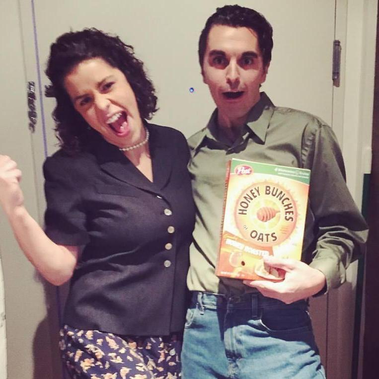 Halloween 2015. Elaine and Jerry.