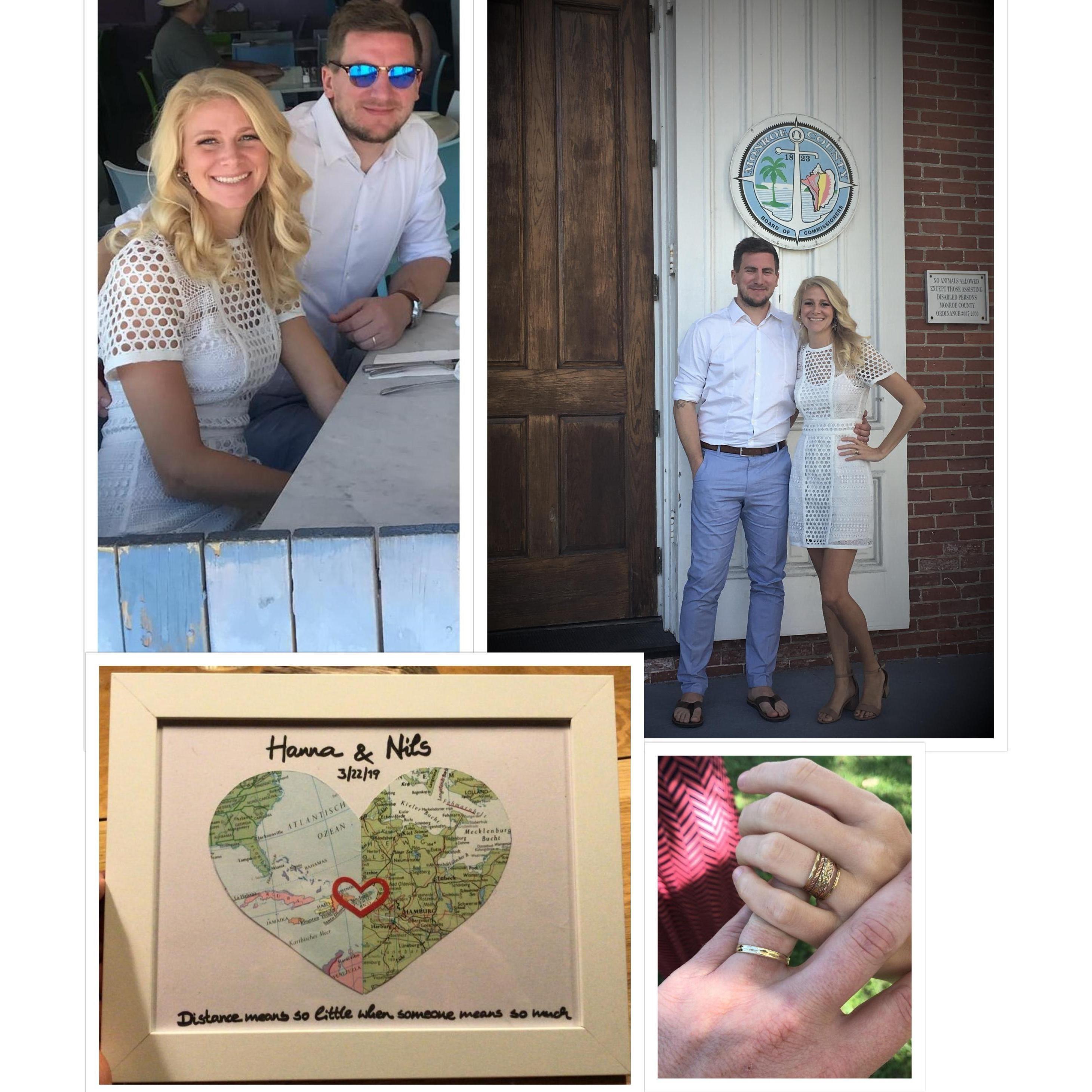 On March 22, 2019 Hanna & Nils legally wed in Key West.