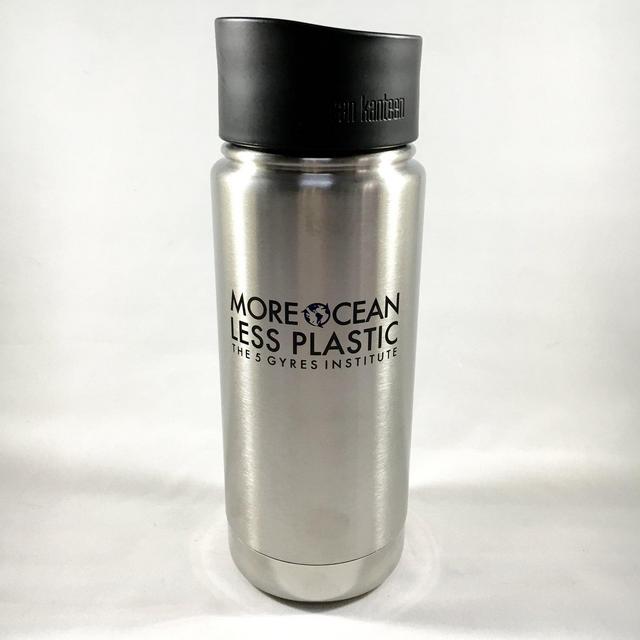 "More Ocean Less Plastic" Hot/Cold 16 oz. Wide Mouth Insulated Klean Kanteen Tumbler