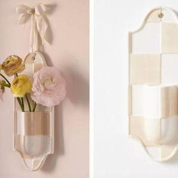 Mari Stoneware Wall Vase