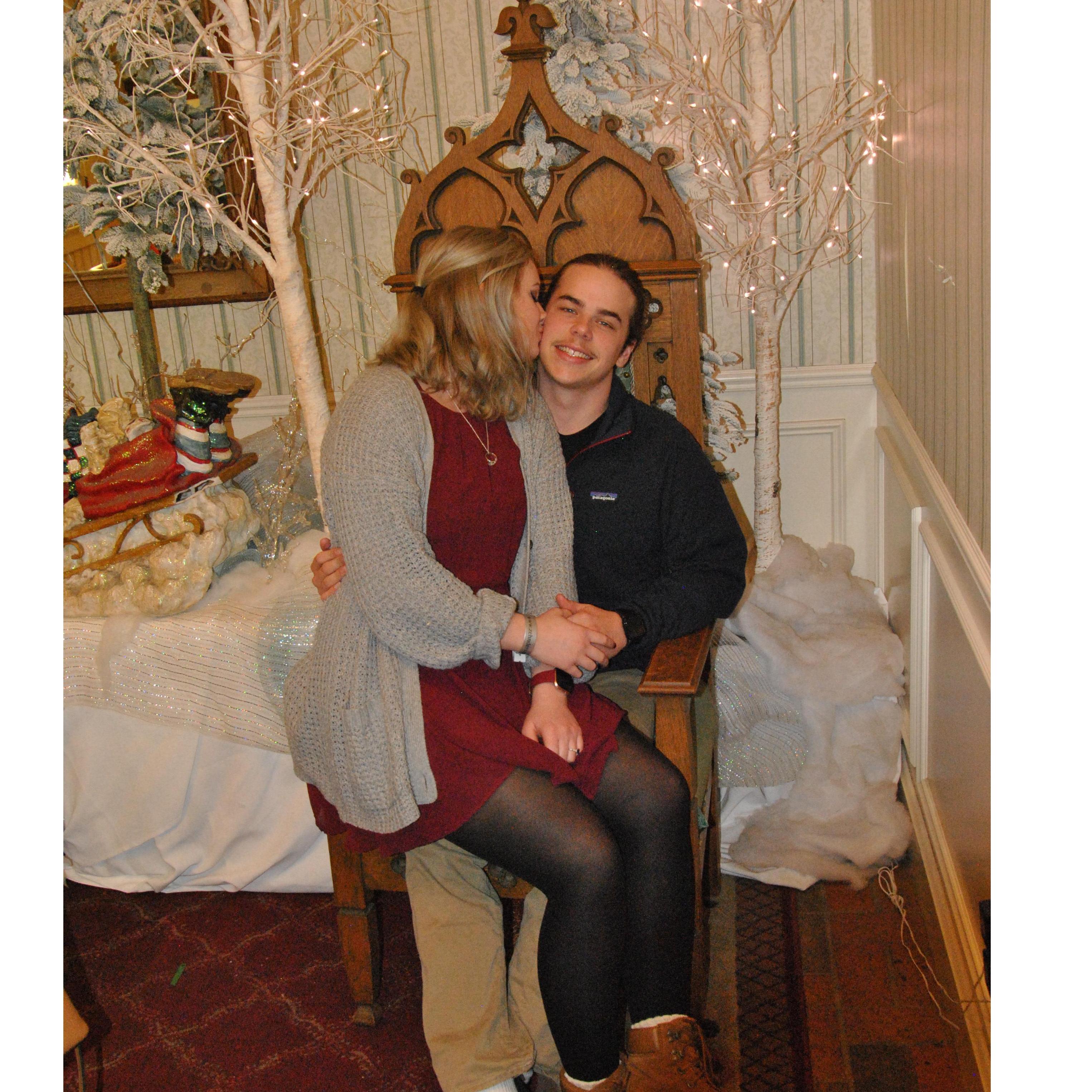 Christmas, 2018. Madeleine's first trip to Frankenmuth with the Battle family!