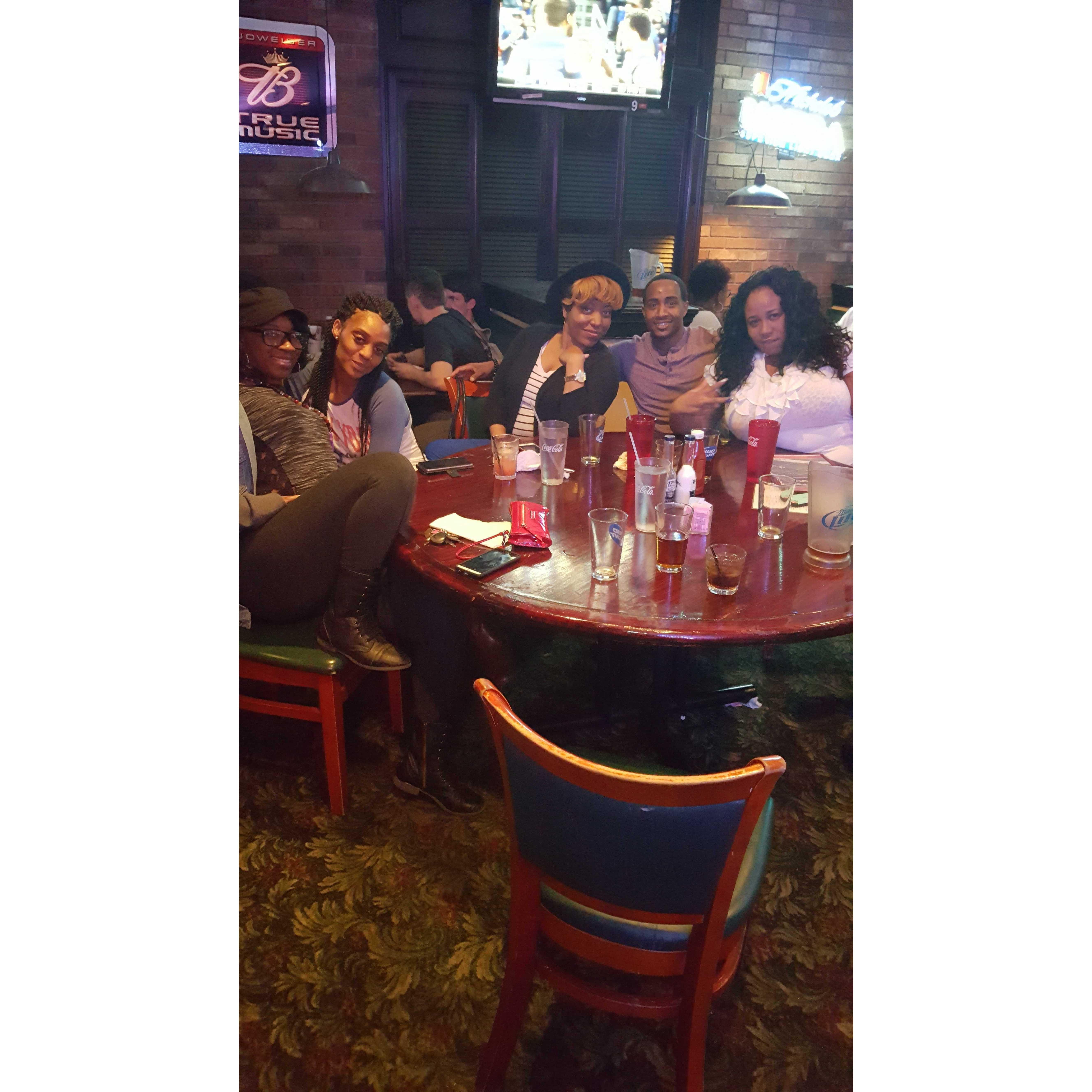 1st Date Pt.2 we joined with friends/family (apparently, we like doing things twice LOL) Mar 16'
