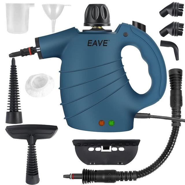 Handheld Steam Cleaner, Portable Steamer for Cleaning, 10 in 1 Set Steamer for Car Detailing, Multi-Purpose for Multi-Surface/Multi-Material, Suitable for Car, Sofa, Home, Bathroom, Kitchen Cleaning