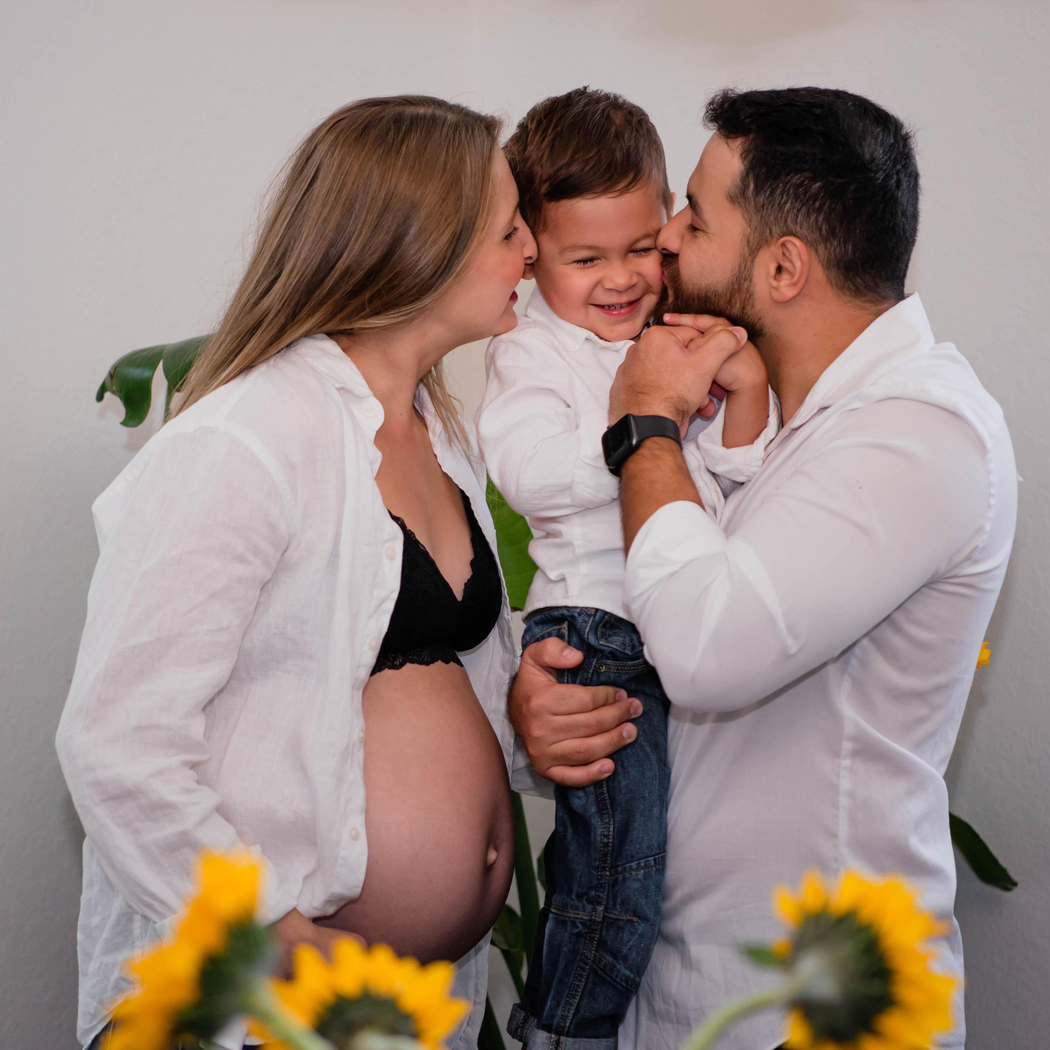 Our family photo shoot before Victoria Irene's arrival.