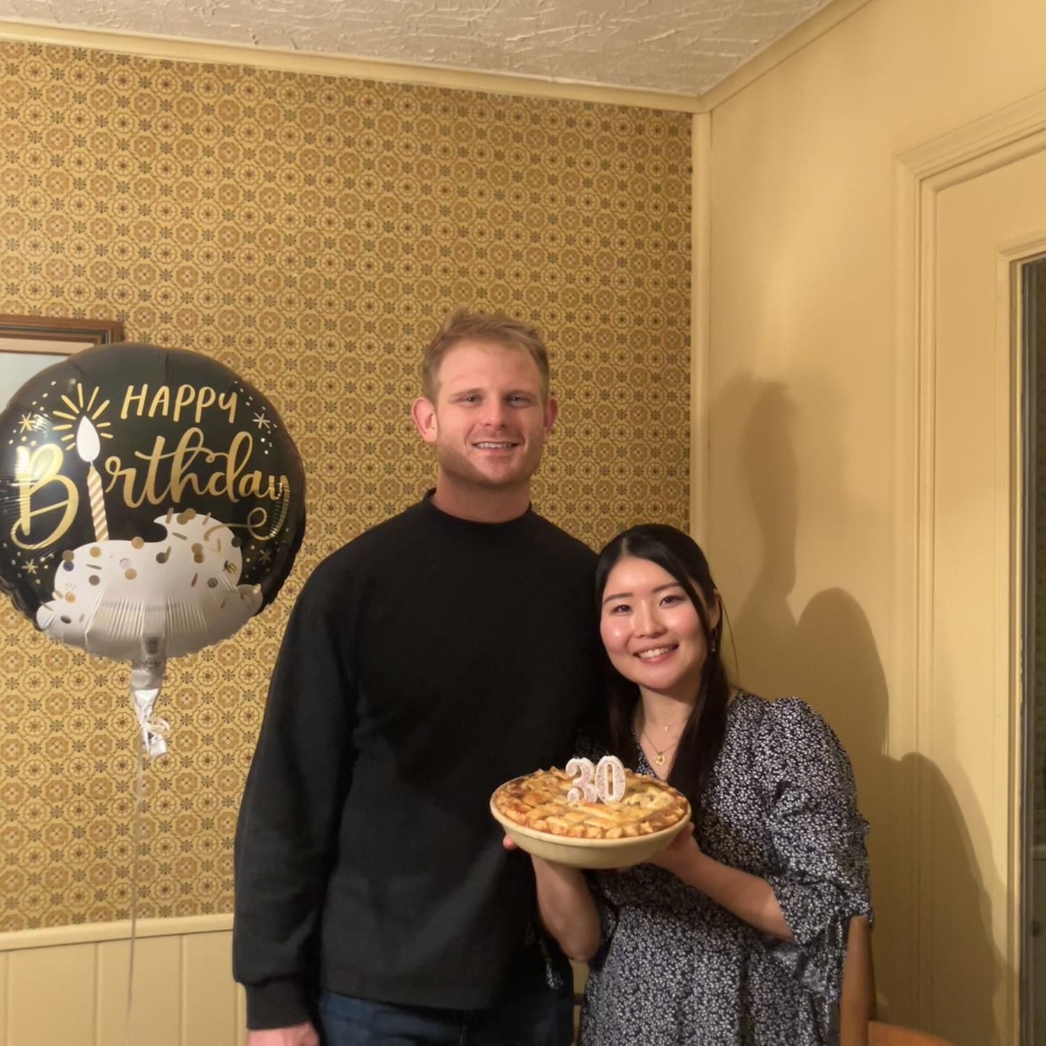 Mai fixed Frank's favorite dishes for his birthday!