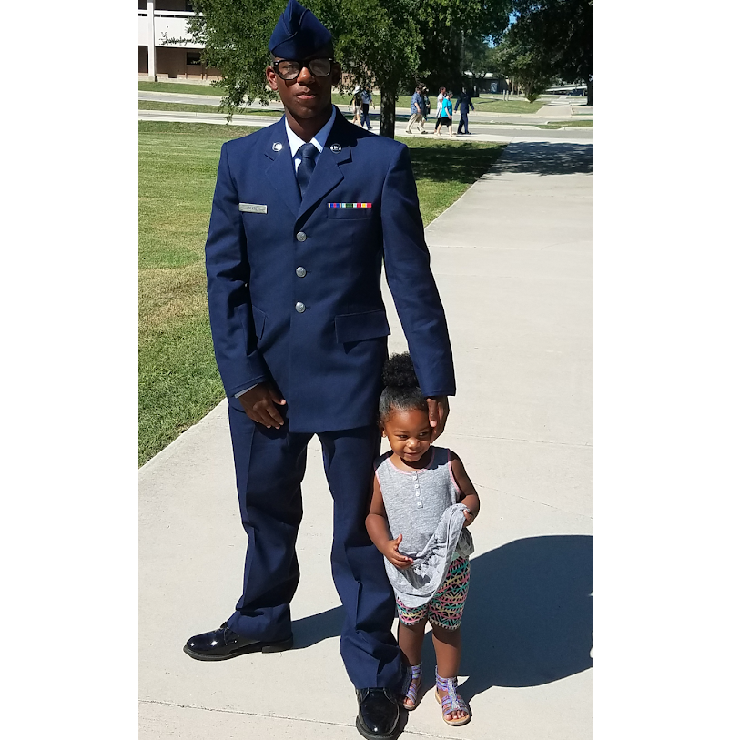 The day Nazaria let the Air Force barrow her Dad.. and the day that Dad allowed the Air Force help him to be a better Dad