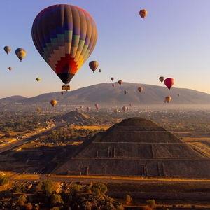 Hot Air Balloon Excursion over Teotihuacan
