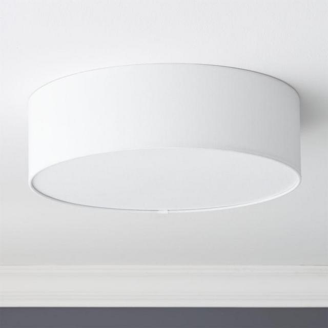 drum flush mount lamp