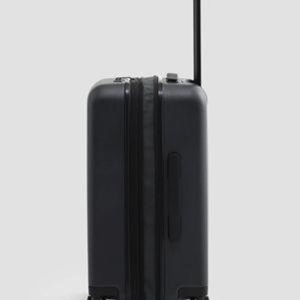 Expandable Carry-On Suitcase - Black