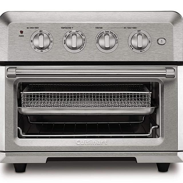 Cuisinart CTOA-122 TOA-60 Convection Toaster Oven Airfryer, Stainless Steel