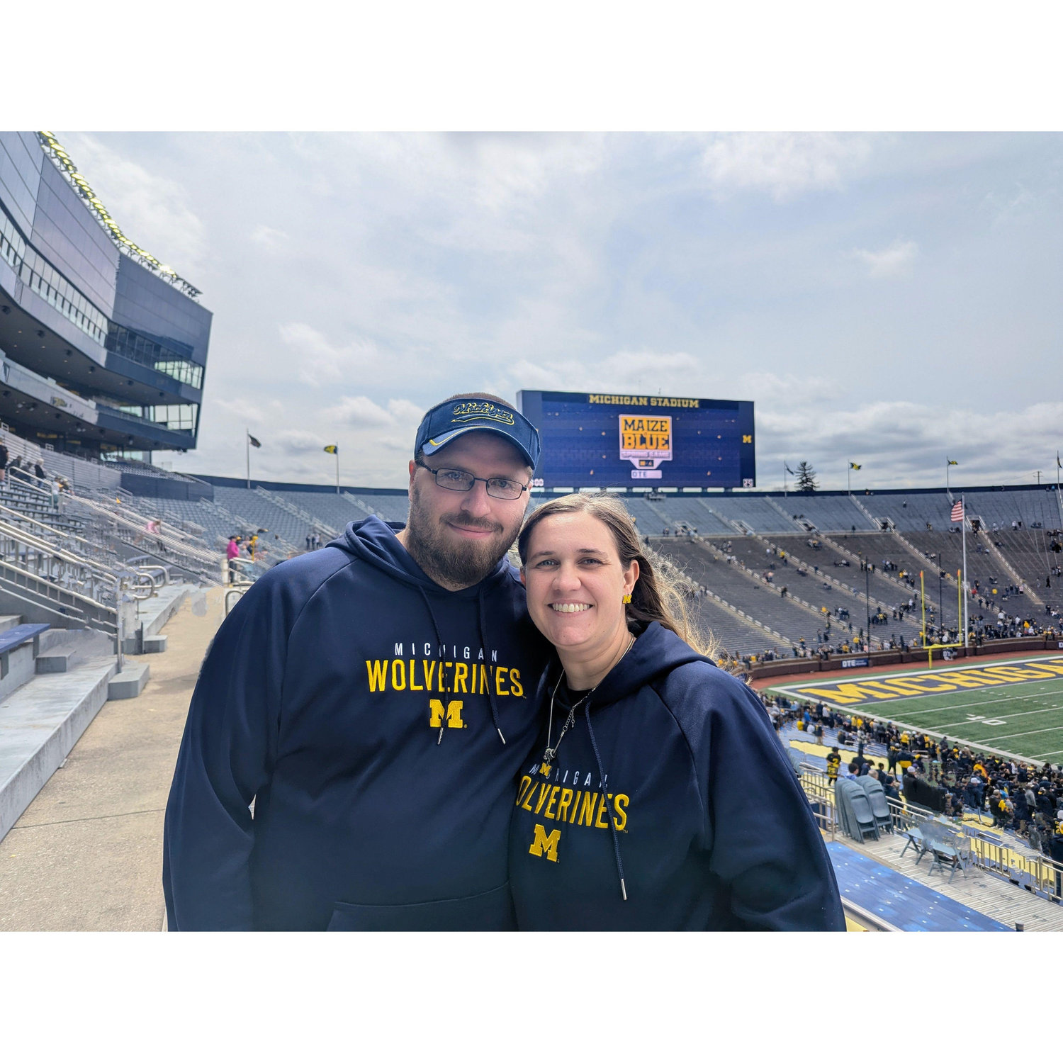 Spring football game in Ann Arbor. Go Blue! 4.19.2025