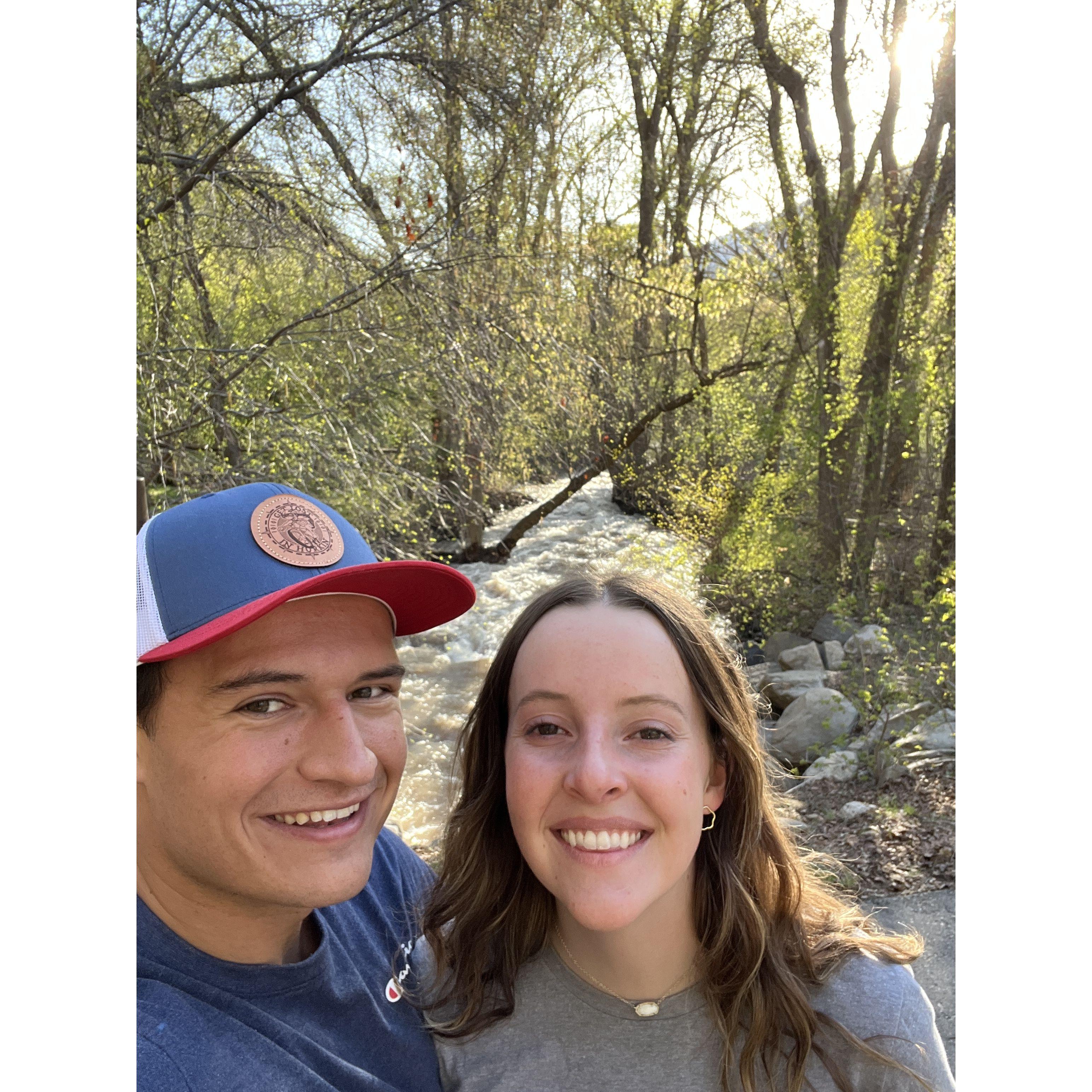 Sunday afternoon walks often turn to moderately intense hikes.