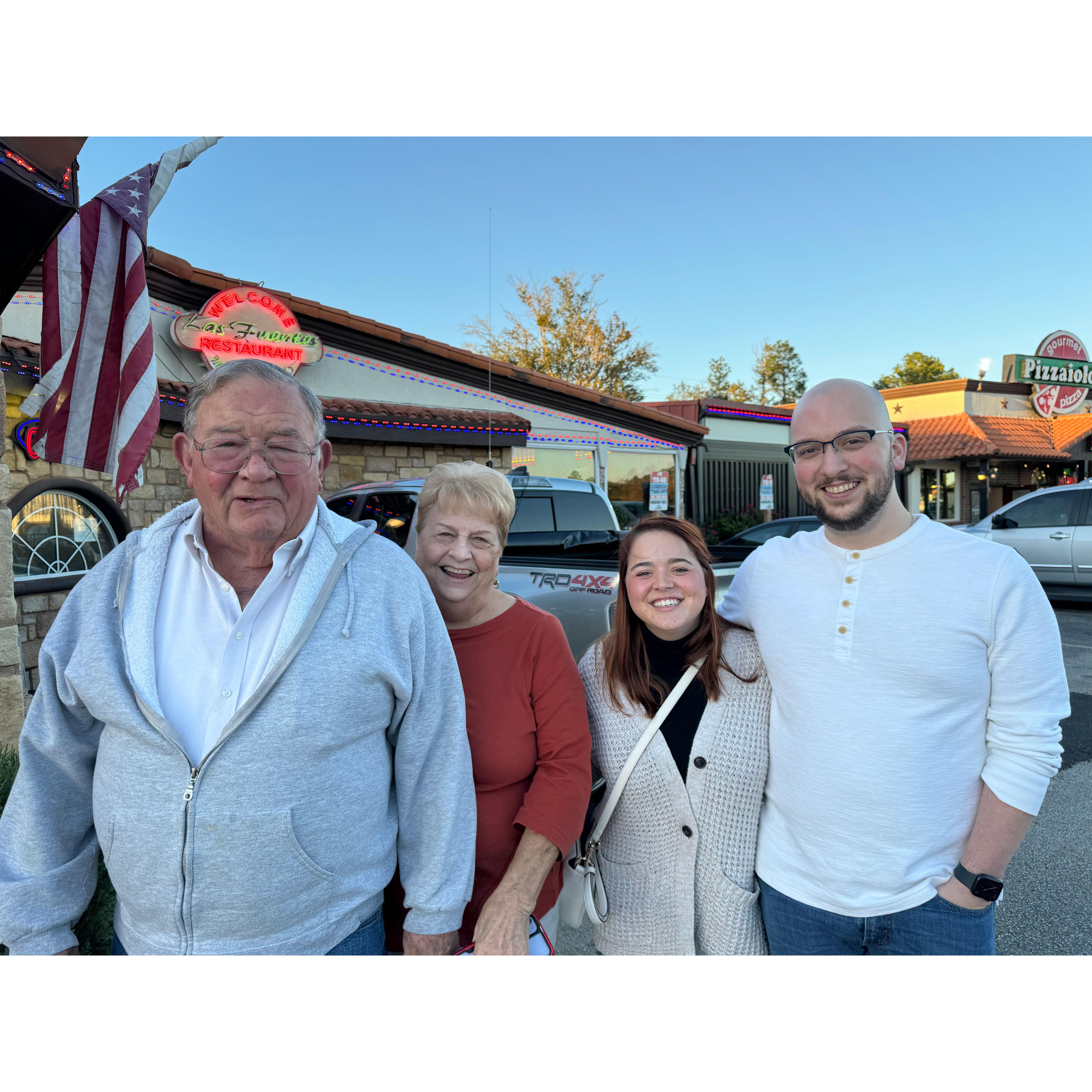 one of the many laughs we share with Zach's grandparents