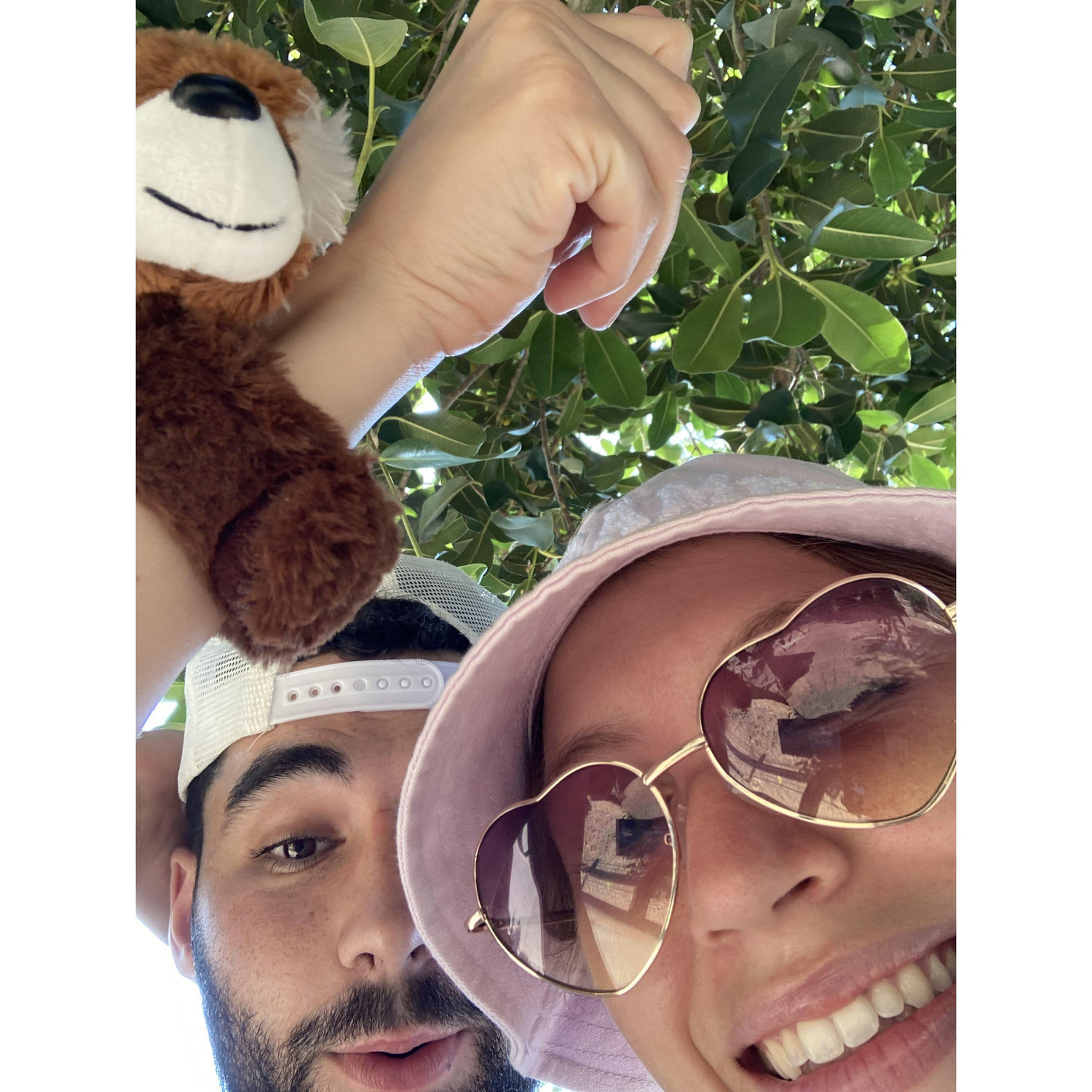 Andy got Shannon this cute little red panda at the San Diego zoo. It was a magical day together and Shannon keeps "Red" in her car :)