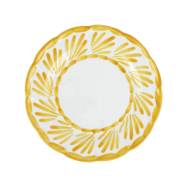 VIETRI Arezzo Yellow Dinner Plate