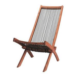 BROMMÖ				Chaise, outdoor, black, brown