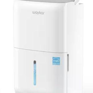 150 pt. 7,000 sq. ft. Energy Star Dehumidifier with Bucket for Wetroom, Basement and Garage with Auto Defrost in White