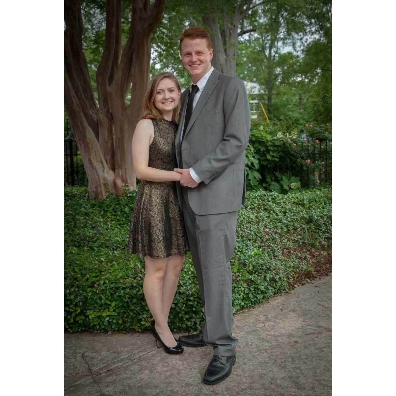 This photo was snapped a few months after we started dating and we're getting married at this same place!