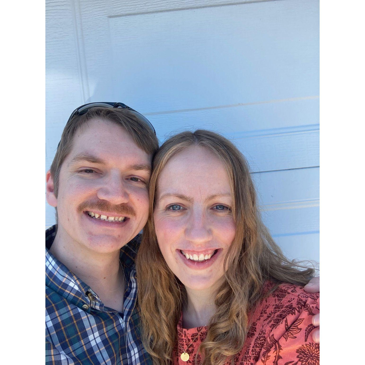 Our we're-getting-married smiles