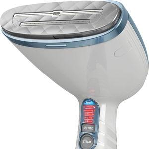 Conair Handheld Garment Steamer for Clothes, Turbo ExtremeSteam 1875W Fabric Steamer, Portable Handheld Design, Strong Penetrating Steam, Amazon Exclusive, Blue