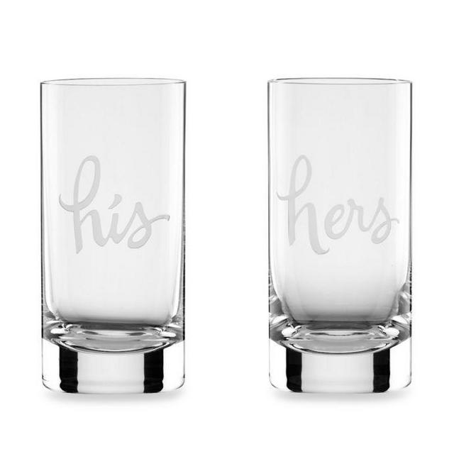 kate spade new york Two of a Kind™ "His" & "Hers" Highball...