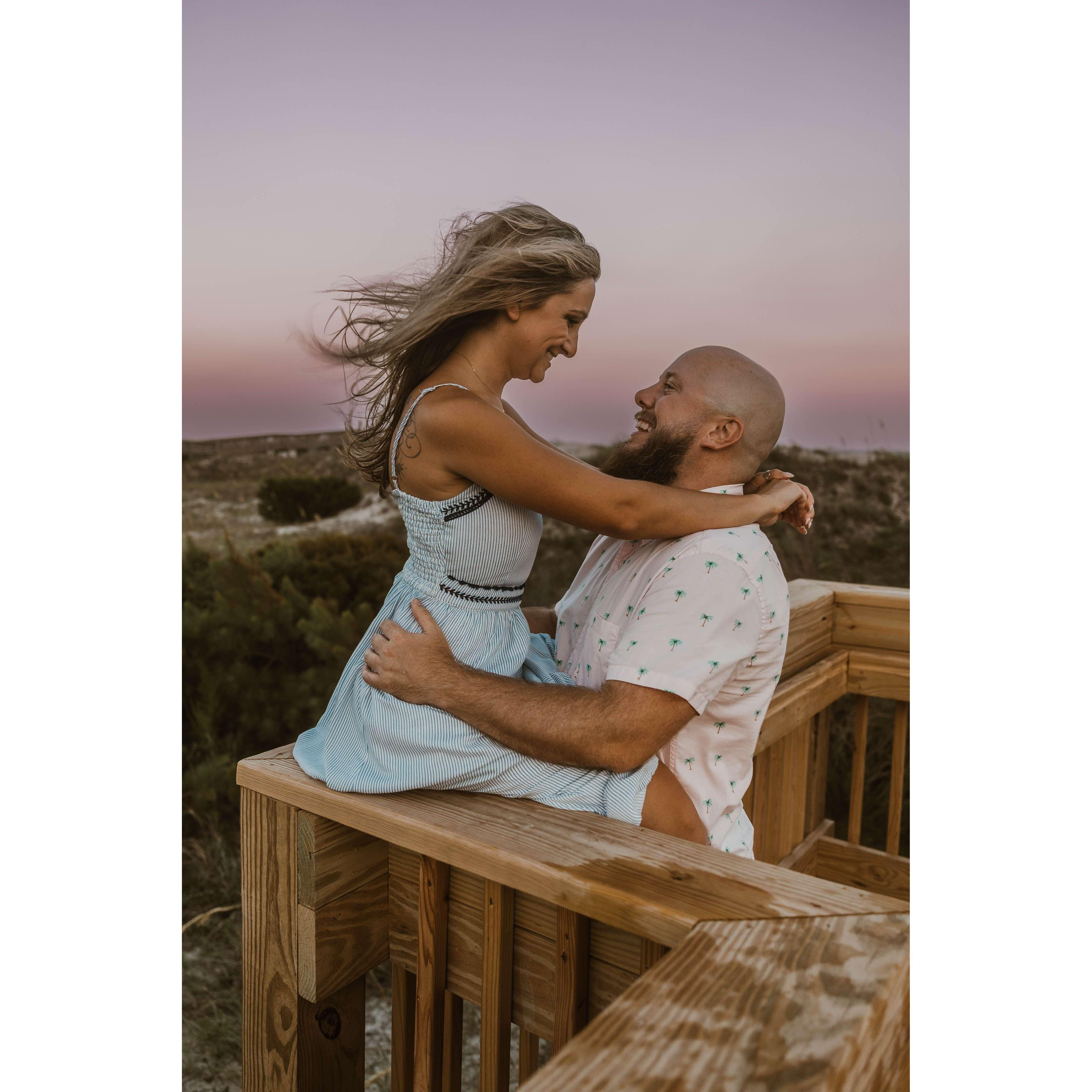 Engagement Photos at Sunset Beach