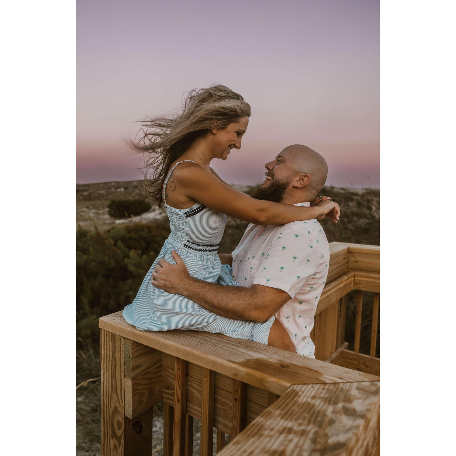 Engagement Photos at Sunset Beach