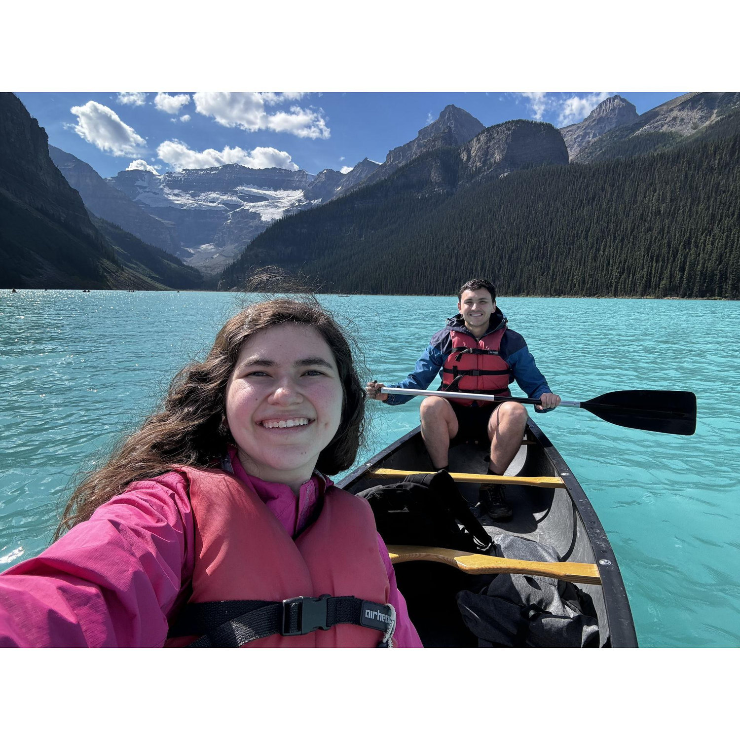Kayak en Lake Louise