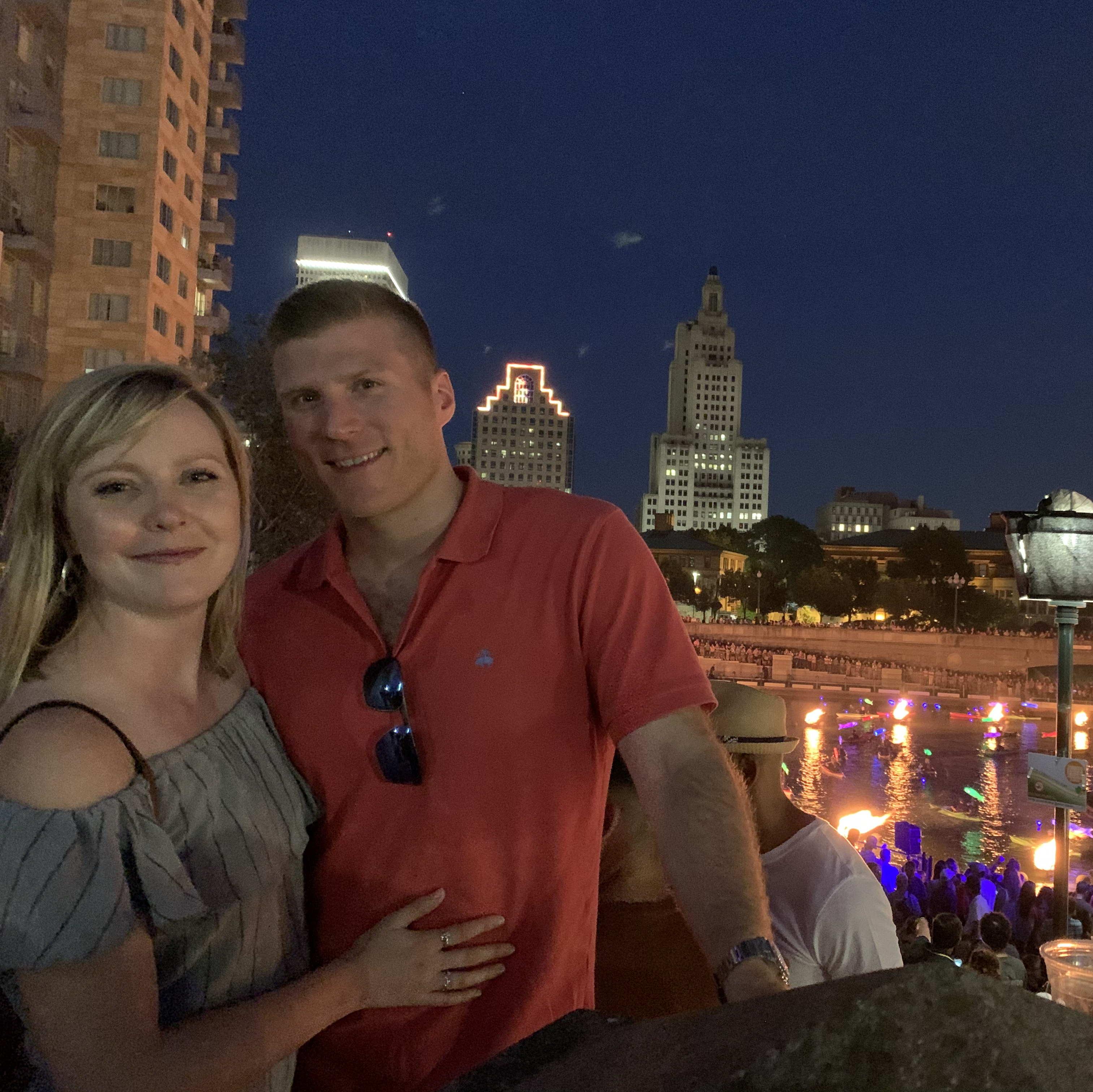 This was the night Rachel accidentally let "I love you" slip out at Water Fire