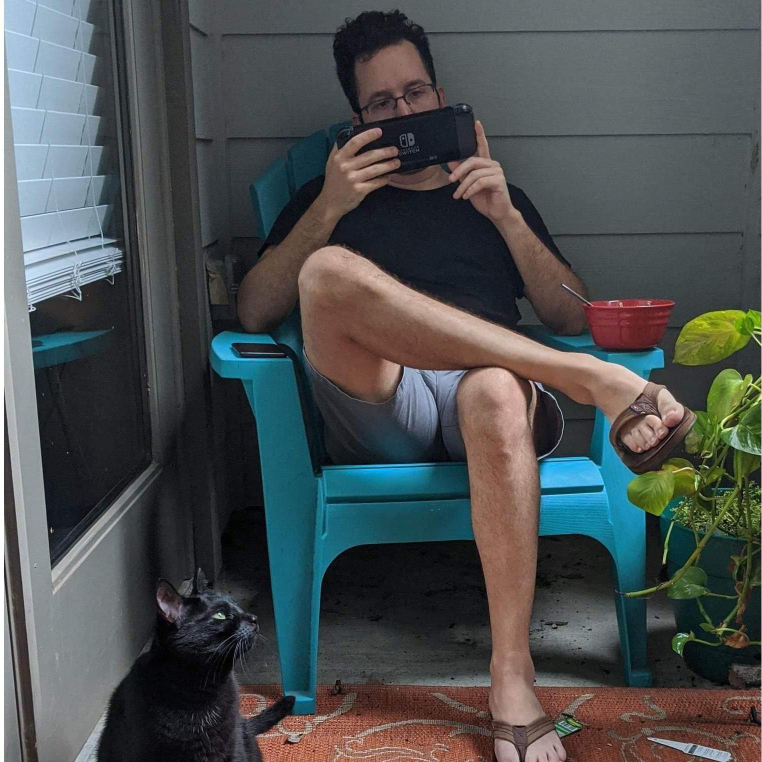 In the early days of the pandemic, we spent a lot of time with Gracie on my patio.
