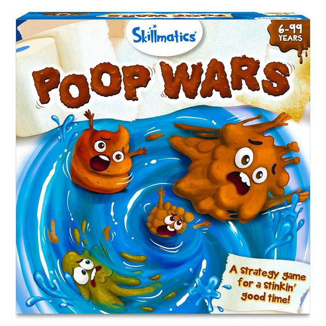 Skillmatics Card Game - Poop Wars, Fast-paced Game of Strategy, Christmas Fun, Party Game, Gifts for Kids for Girls & Boys Ages 6, 7, 8, 9 & Up
