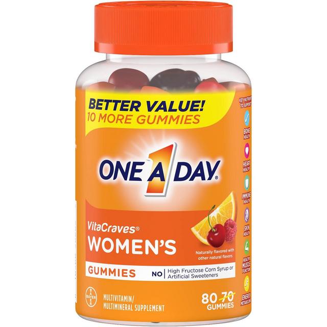 One A Day Women's Multivitamin Gummies - 80ct
