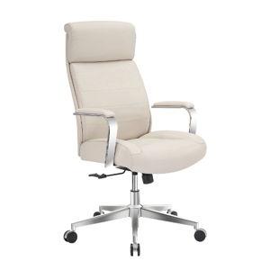 Realspace Modern Comfort Modee Vegan Leather High Back Executive Office Chair SandChrome BIFMA Compliant - Office Depot