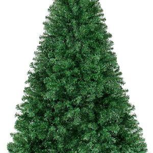 Best Choice Products Artificial Christmas Tree, 6ft Premium Unlit Hinged Design, Dense Branches Realistic Holiday Décor w/Easy Assembly, Base