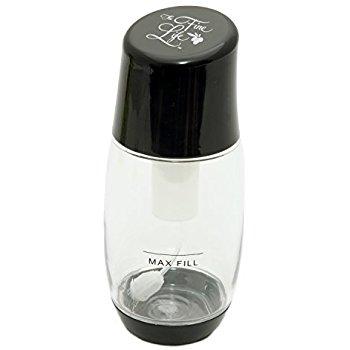 The Fine Life Ideal Olive Oil Mister Air Pressure Only Clog-Free Sprayer Black