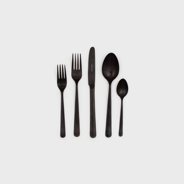 Oslo Matte Black Cutlery Set- Amber Interiors