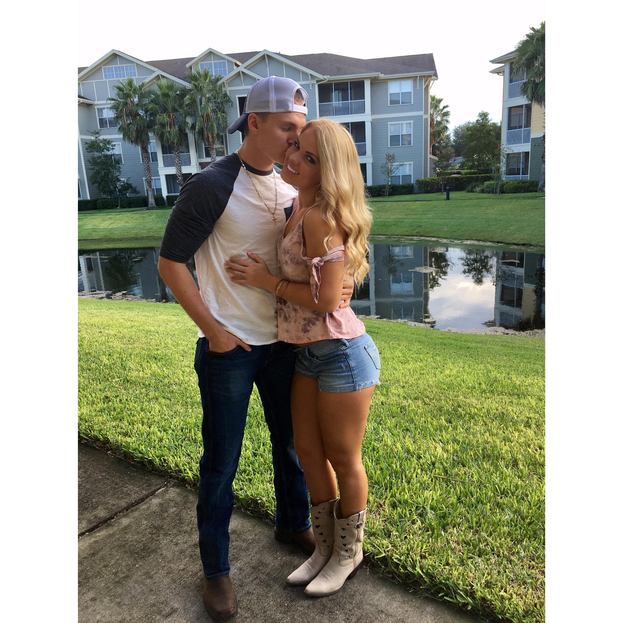 Our first apartment together