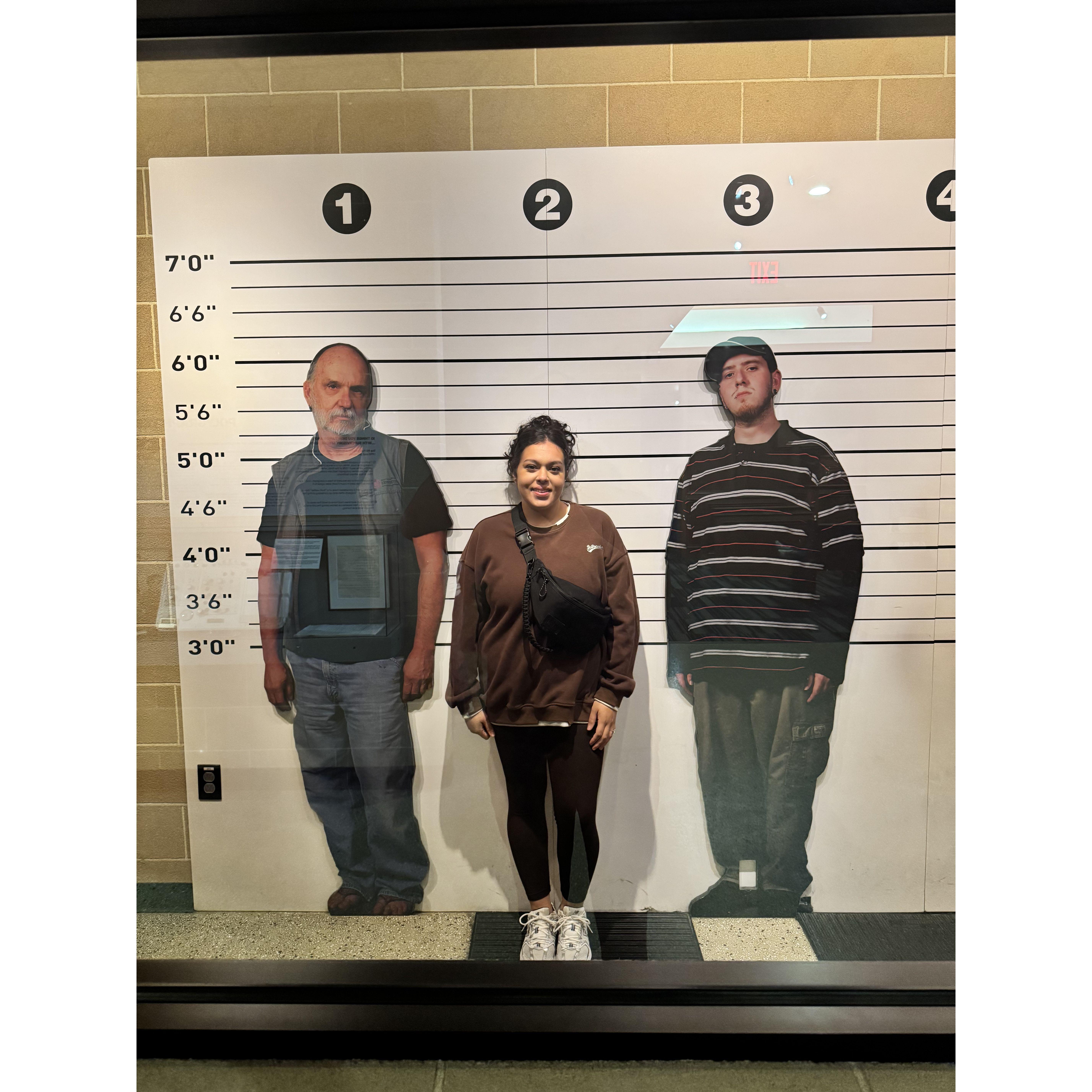 Gave him too much attitude and got locked up