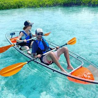 Iguana Beach & Mangrove Cay Clear Kayak Tour for 2 - Providenciales, Turks & Caicos