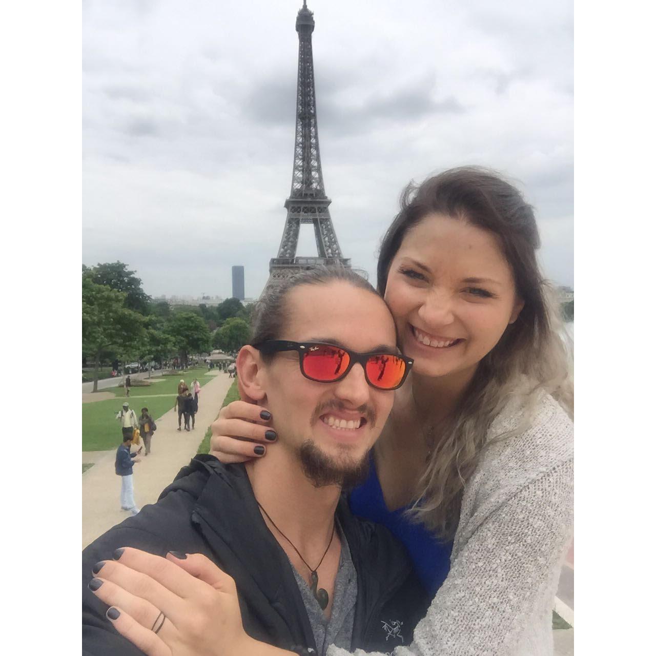 Mandatory Eiffel tower picture