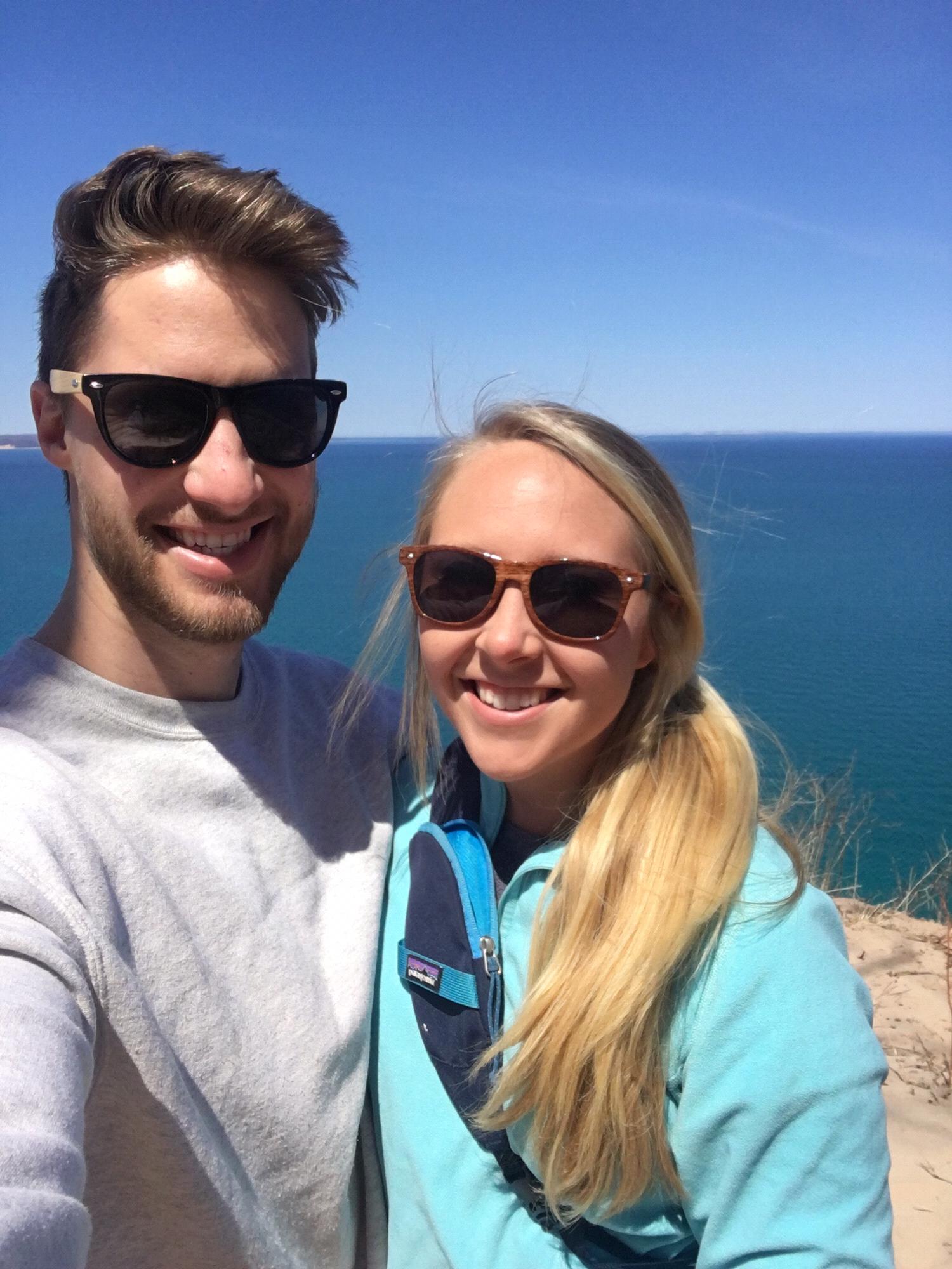 Hiking the dunes