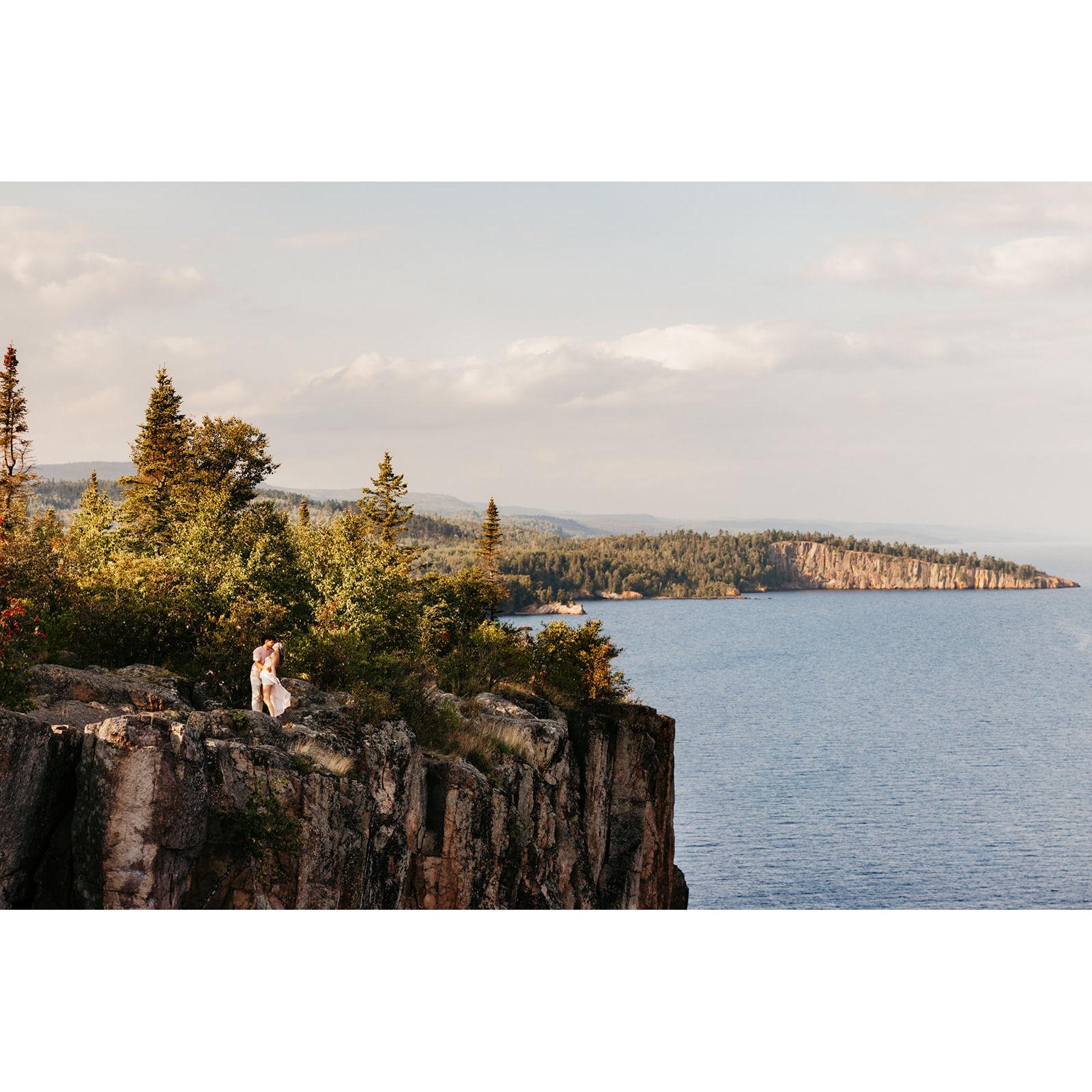 Engagement photo session at Palisade Head...