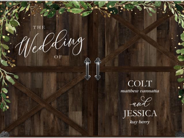 The Wedding Website of Colt VanNatta and Jessica Berry