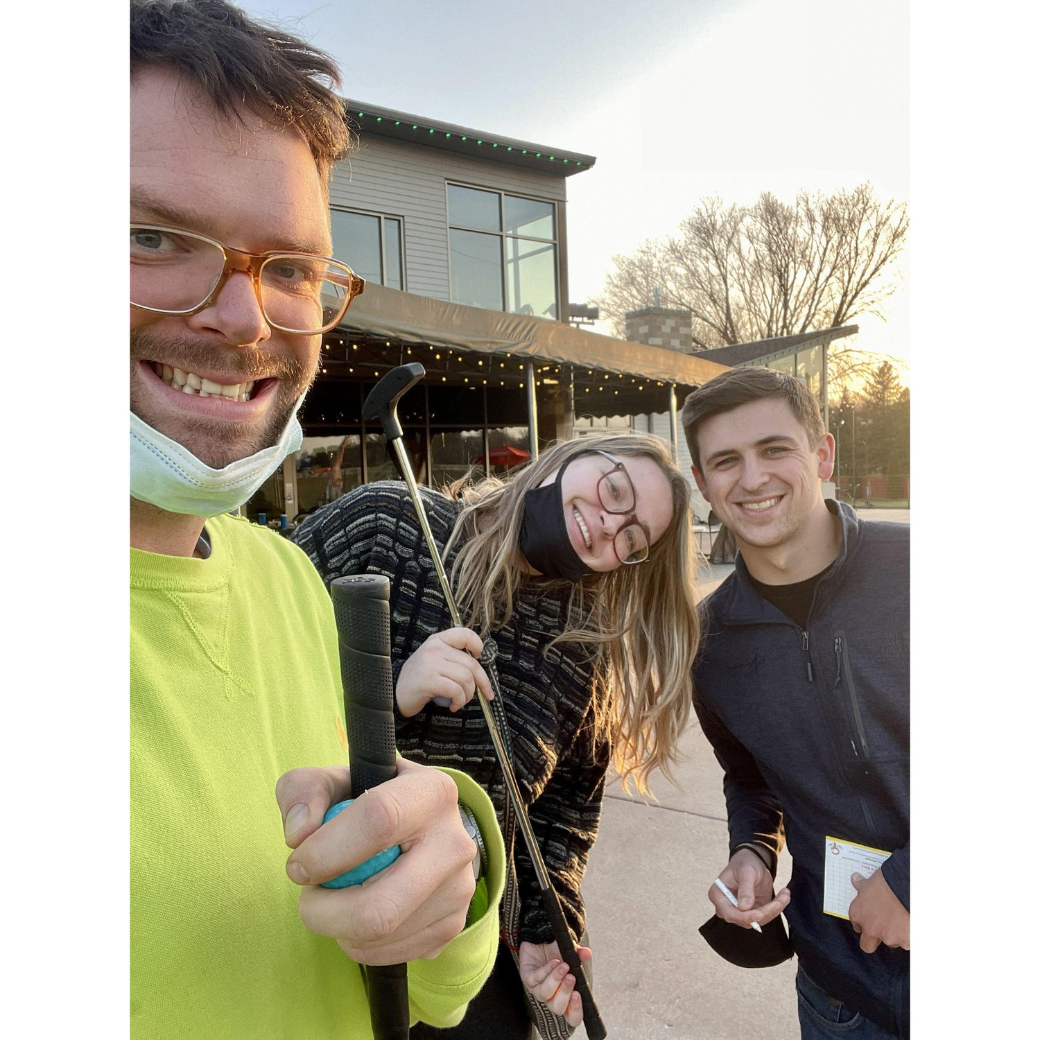 2021 - one of many visits to Madison from Joseph. This was a well-remembered outing to mini golf (for many reasons......)