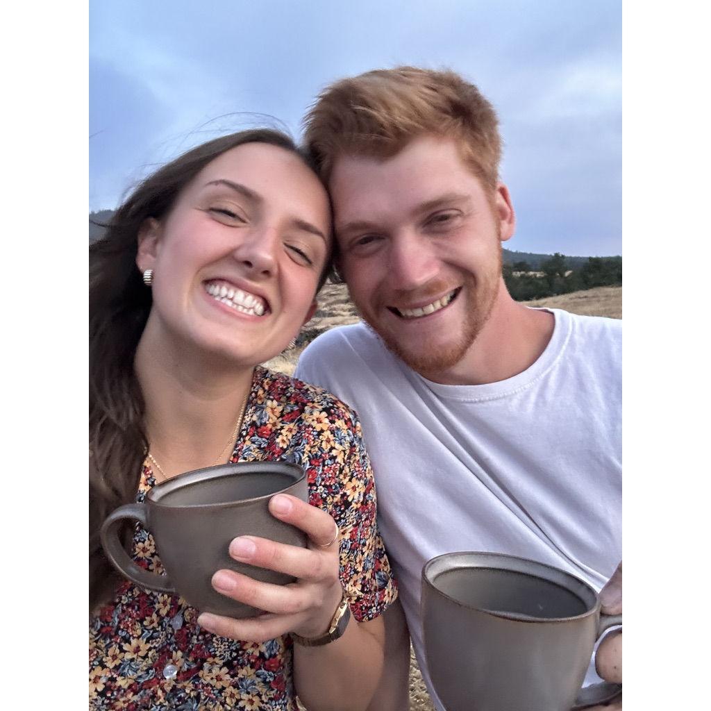 A few moments before saying yes