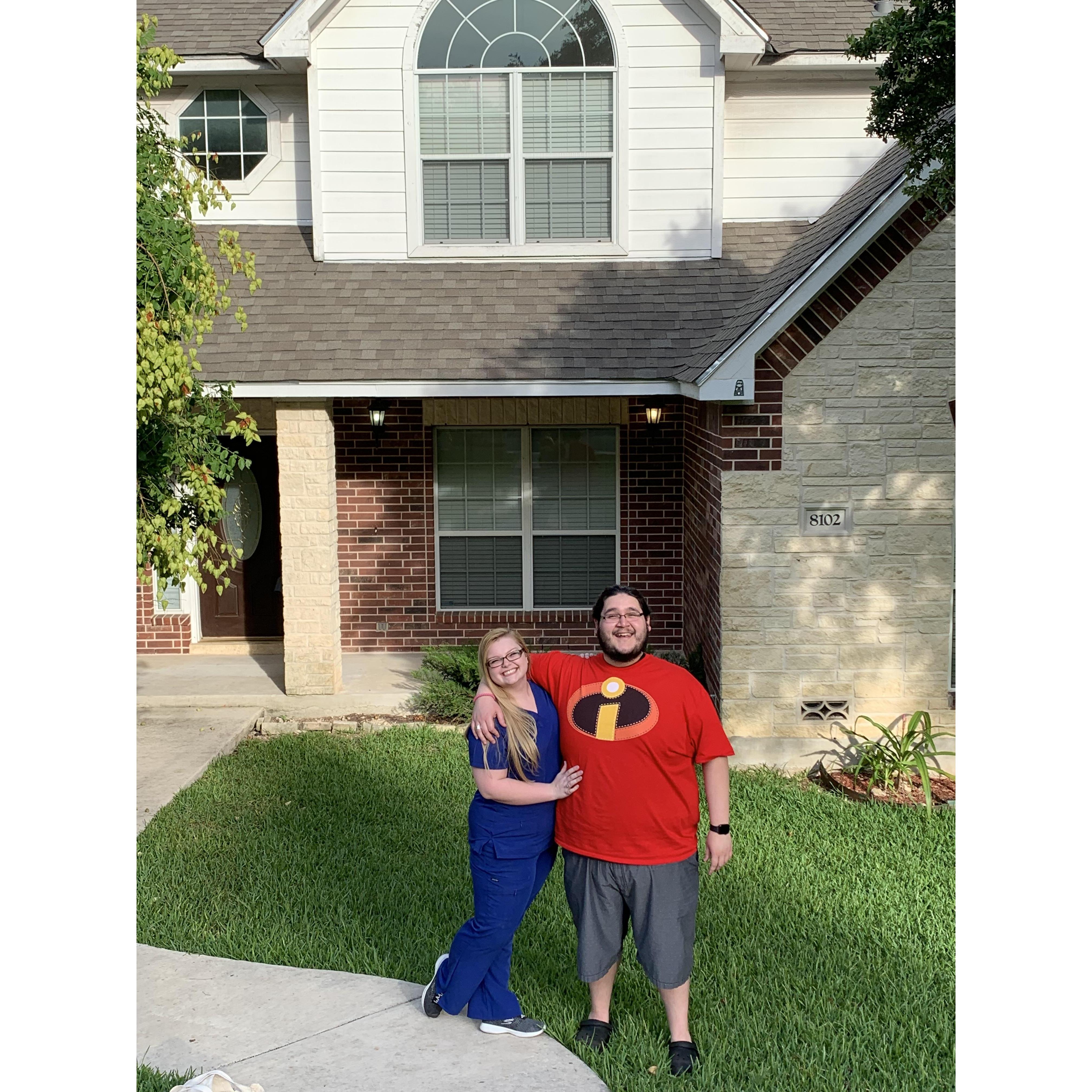 June 2019, our first home together!