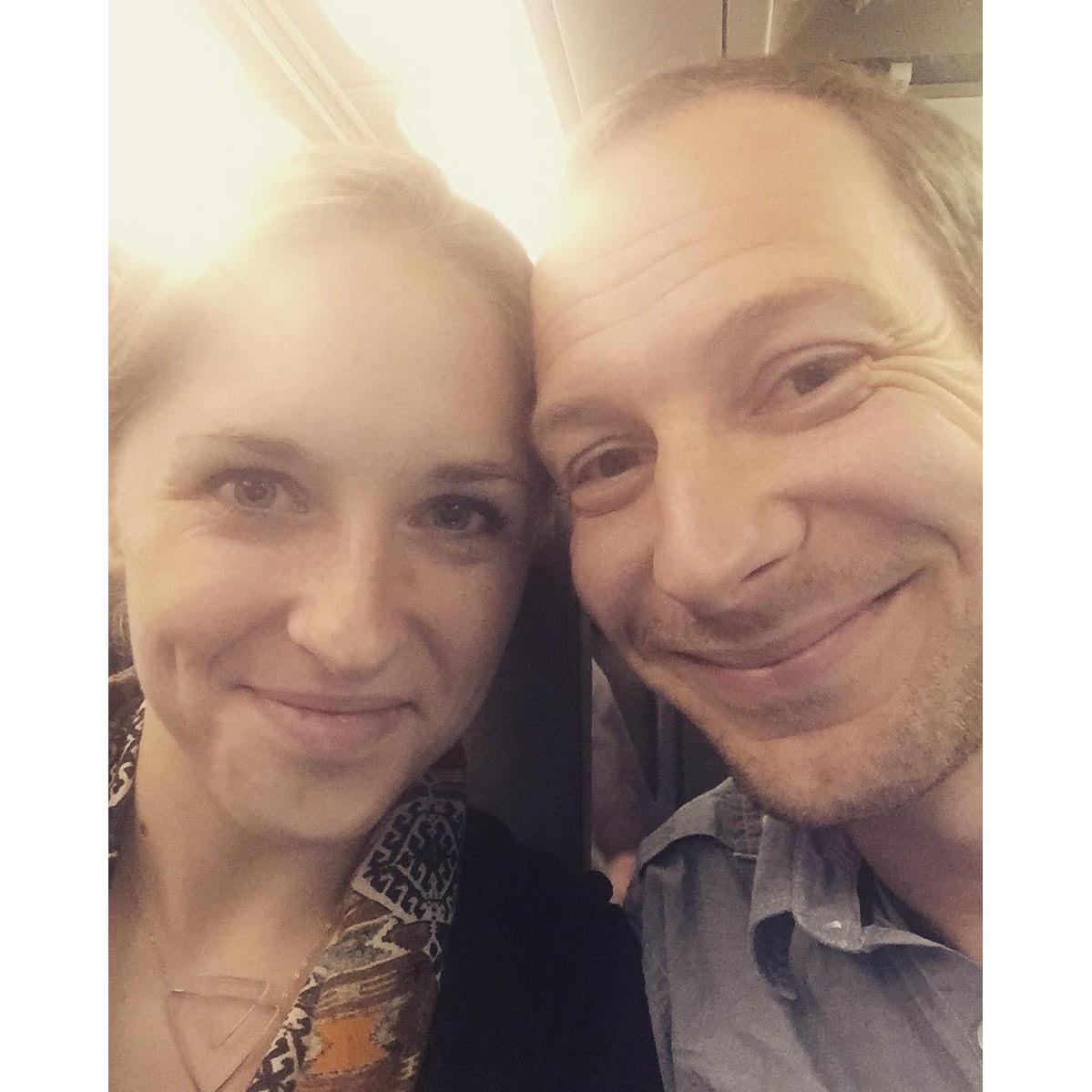 On our way to Europe together for the first time!