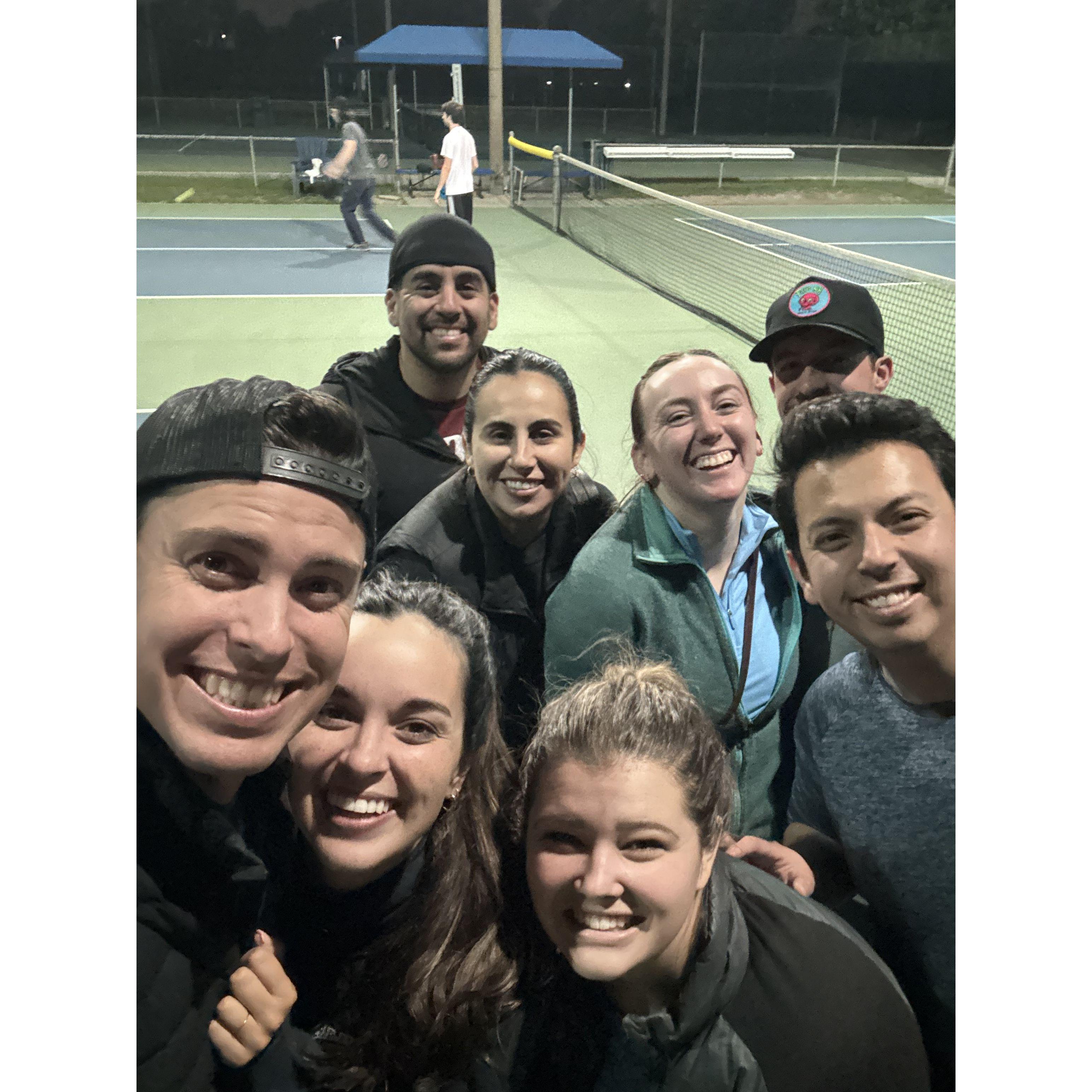 The first time he met my friends